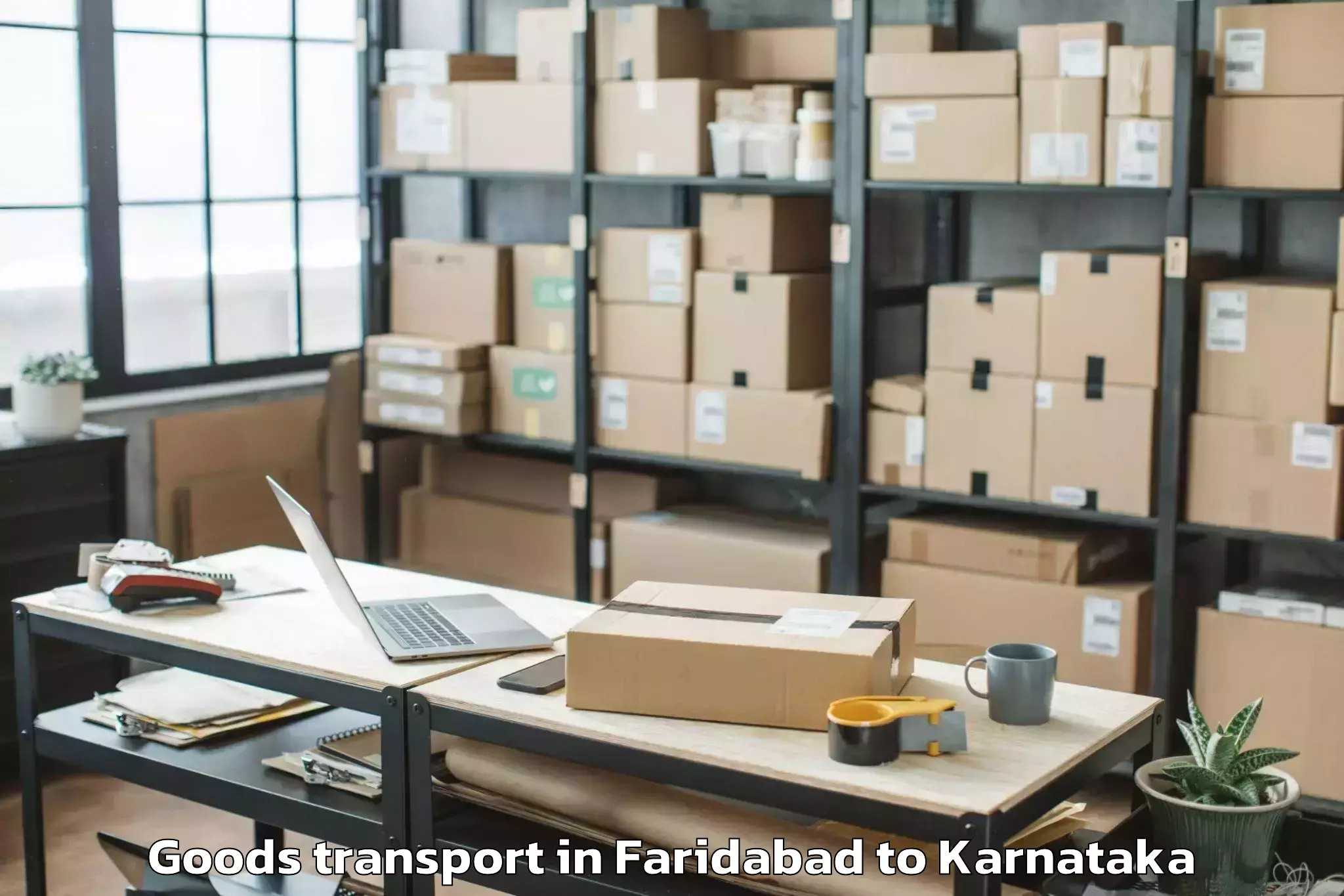 Book Faridabad to Orion Mall Goods Transport